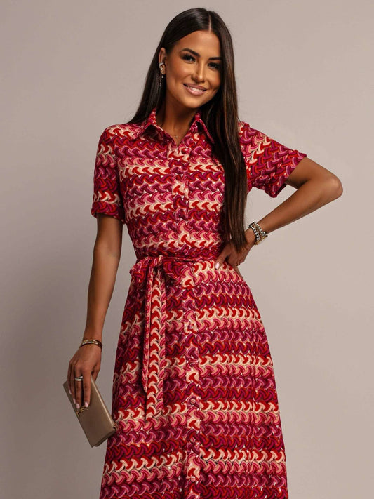 Mazja dress rouge - 26891