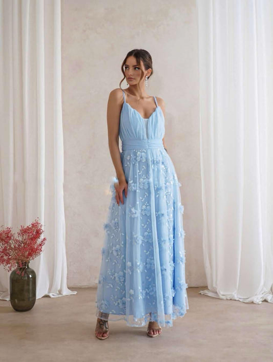 Semanta lux dress blue