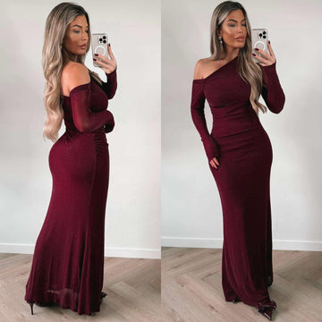 Astana dress red -23313