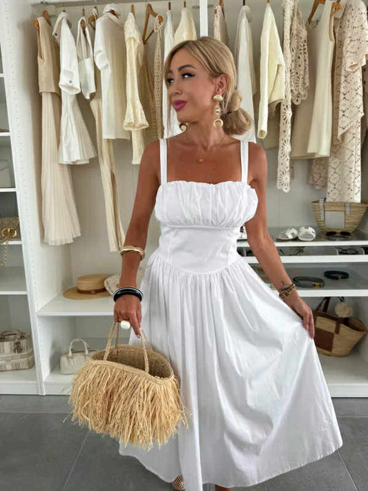 Lenza dress white -C40739