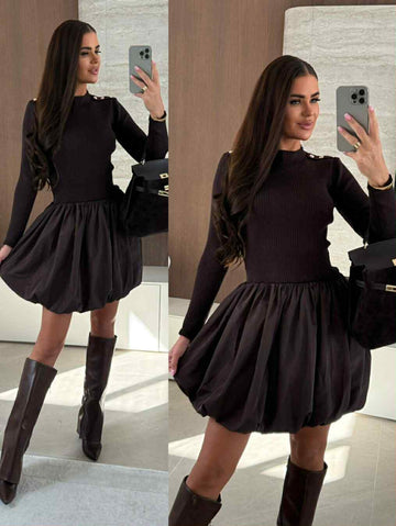 Isaja dress cafe- JPU1246-6