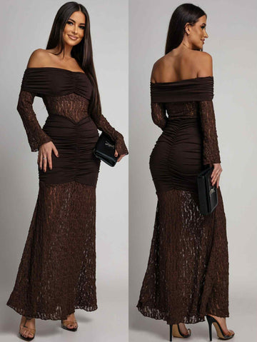 Yames dress Brown