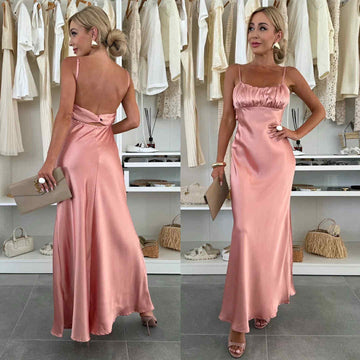 Kanva dress salmon -PS9273S
