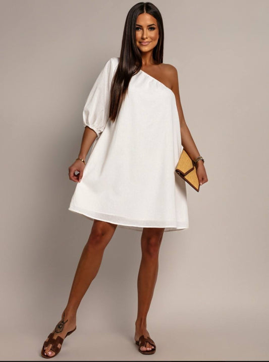 Ennah dress white- ps9157
