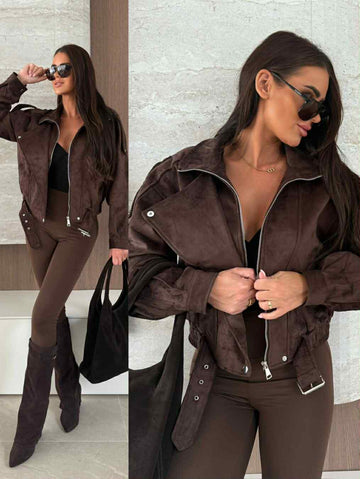 Klein jacket coffe - 16170