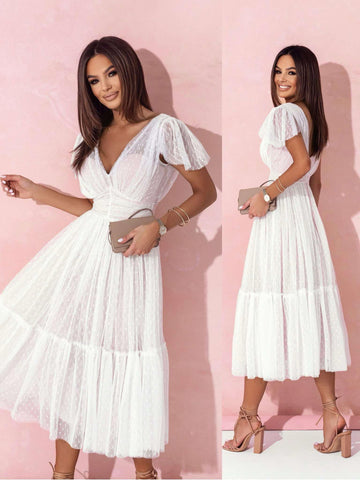 Ritte dress white - 23375