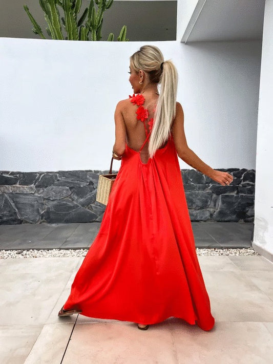 Teresa dress red -22553YR 556