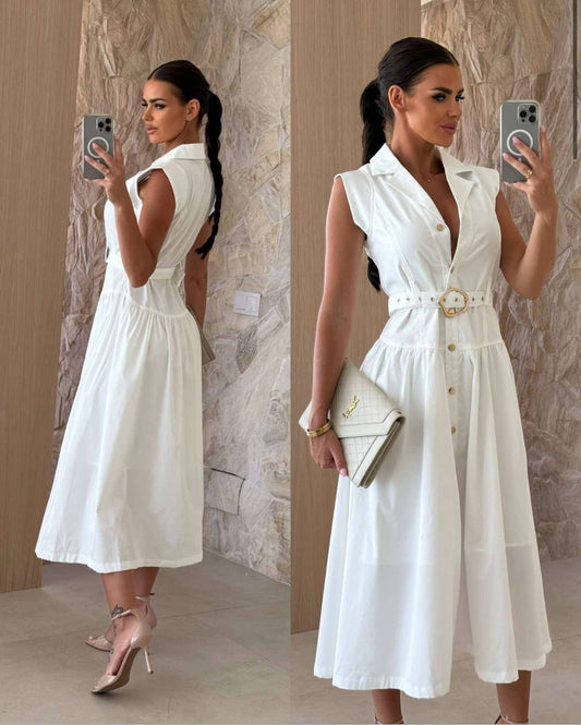 Inaz dress white  - MCY05796