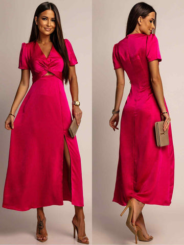Ezmin dress fushia -PS9280s