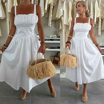 Lenza dress white -C40739