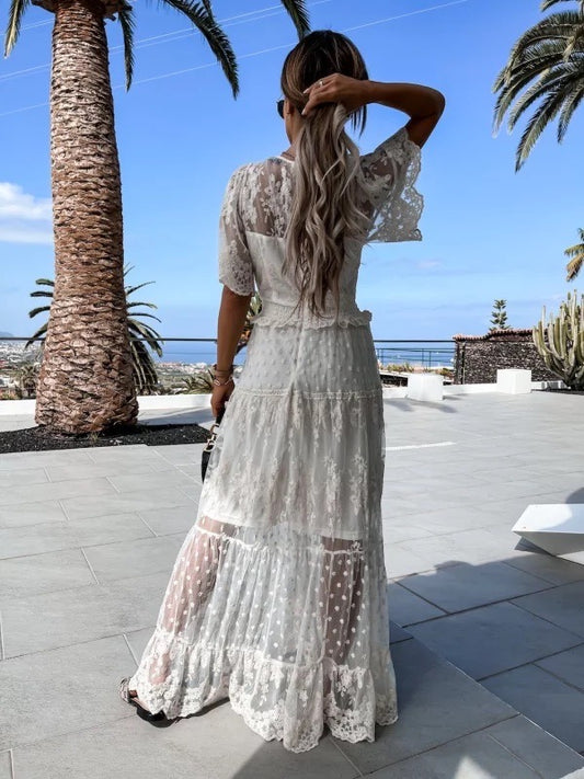 Ellamy dress creme -606077