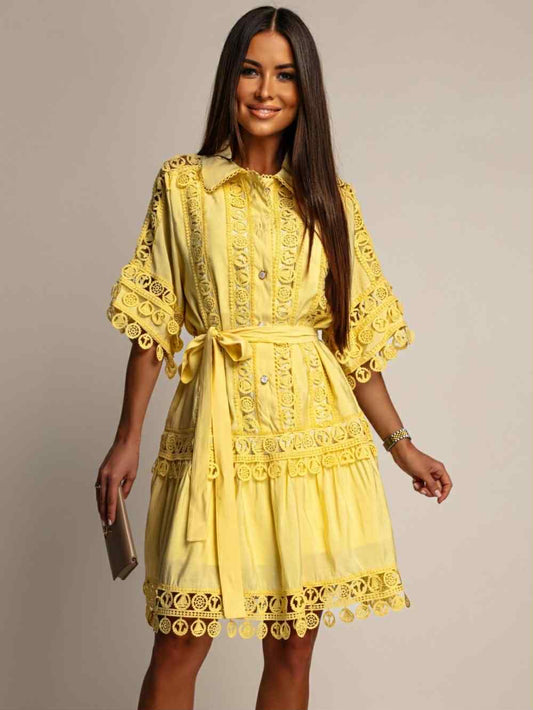 Arrisa dress yellow  - ir12222