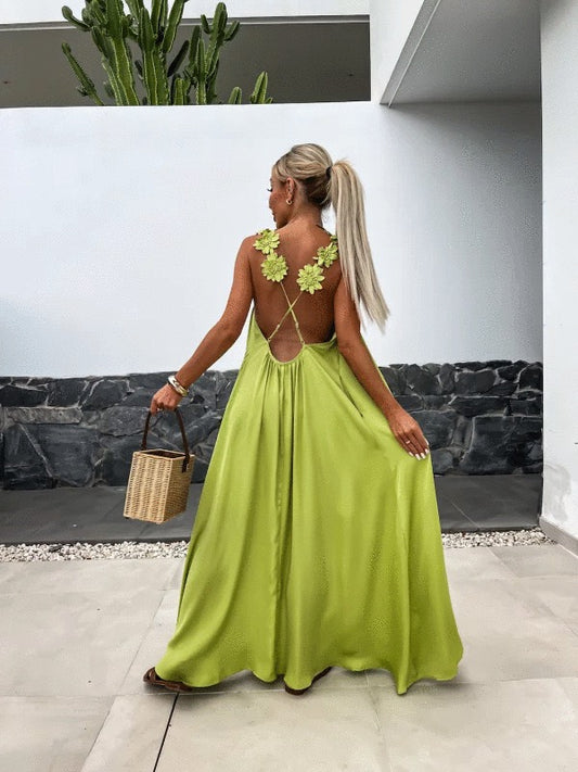 Teresa dress green -22553YR 556