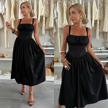 Lenza dress black -C40739