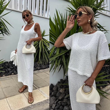 Riqua dress white - 31691 556