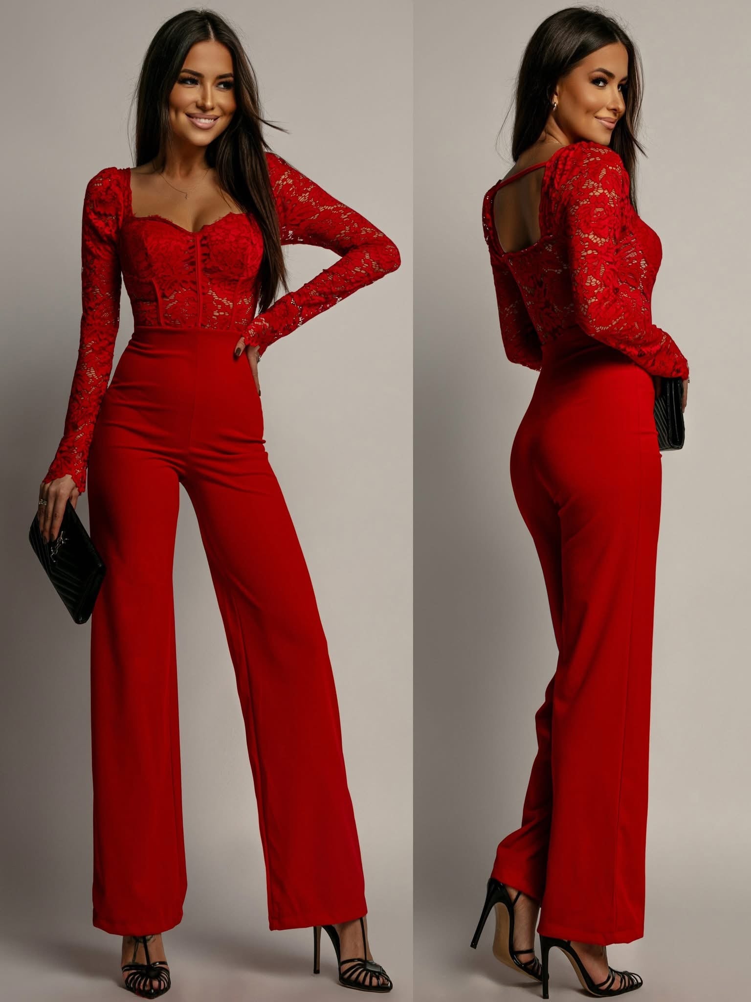 Rød jumpsuit on sale