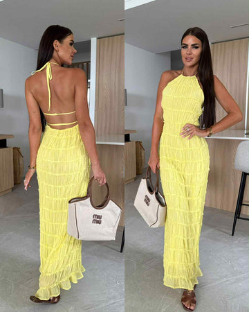 Sveaa dress yellow  - 517108