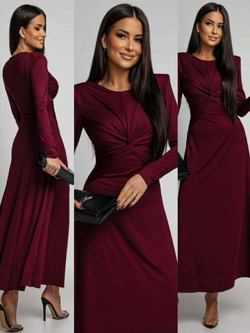 Albah dress Bordeaux - c-43357