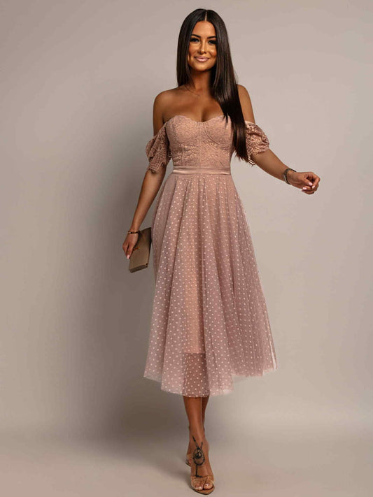 Almaz dress beige  - 22238/96130