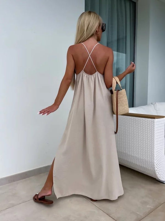 Lunnah dress beige -7551 556