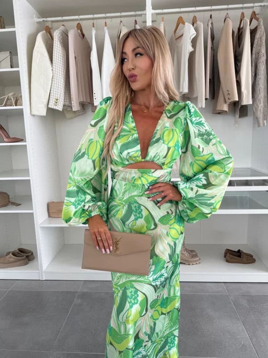 Silja dress green - 502565