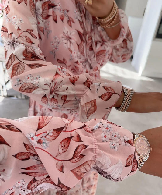 Olanda Flower dress rosa