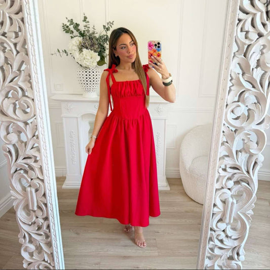 Milik dress red