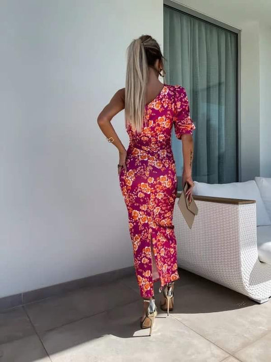 Joni dress fuchia -B8547 556