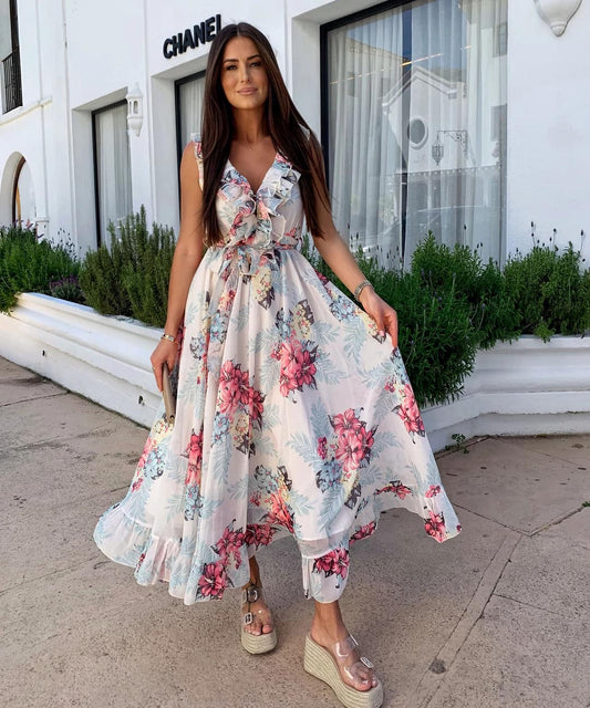 Simone dress flower - GD2932-901-921