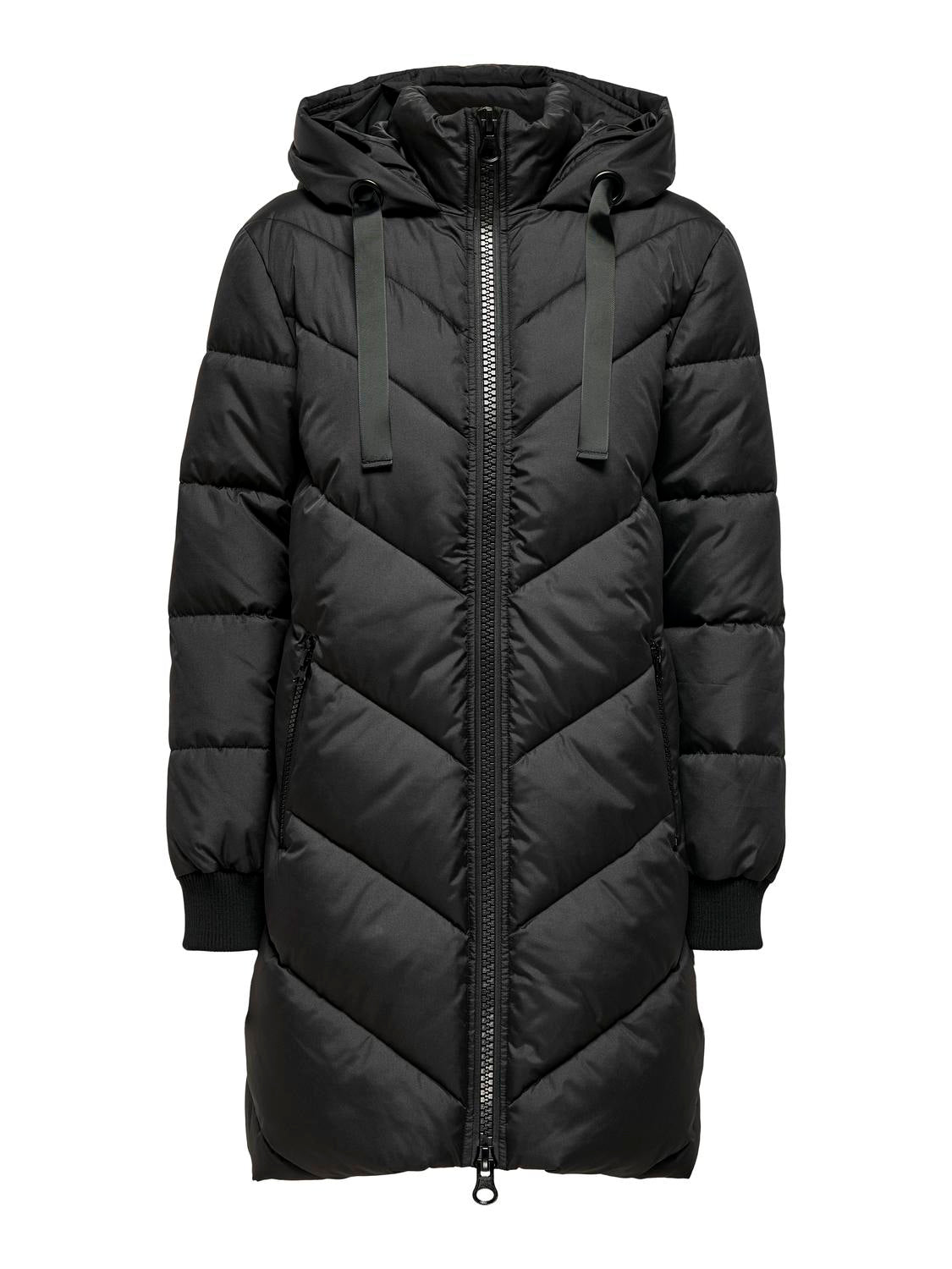 JDYSKYLAR PADDED hood jacket black 1314