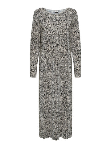 JDYCITA L/S PLEATED MIDI DRESS JRS EXP tapioca 556