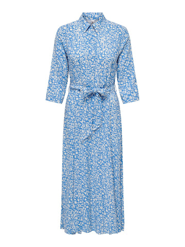 JDYSTARR LIFE 3/4 MIDI DRESS WVN NOOS campanula 556 34567