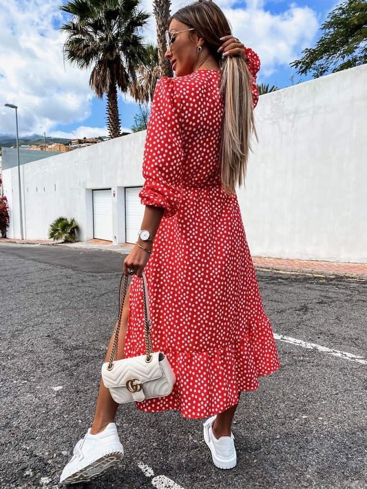 Sanna Olga dress red