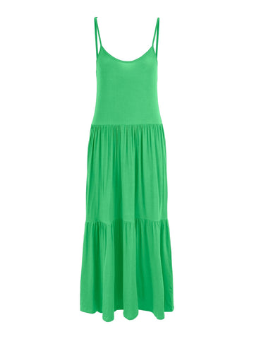 PCNEORA STRAP MIDI DRESS SA BC irish green 556