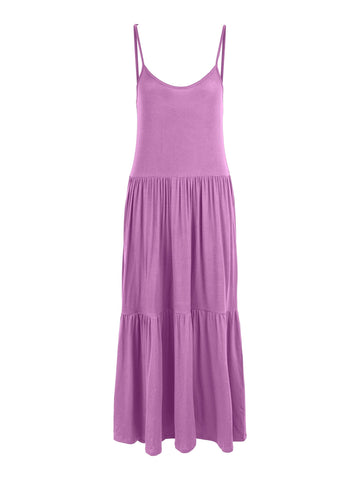 PCNEORA STRAP MIDI DRESS SA BC violet 556