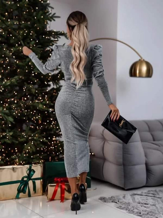 Piwa dress Silver - 8851 34567 556