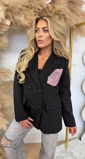 Noaah blazer Black 556