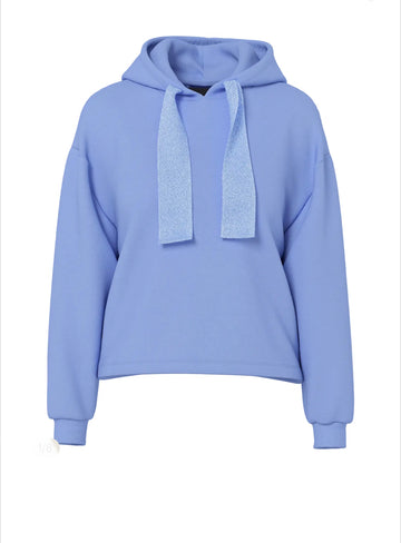 PCCHILLI LS GLITTER HOODIE NOOS BC 556