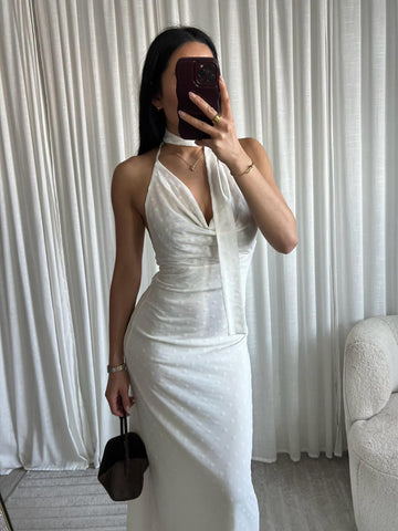 Sankka dress white - EP19698