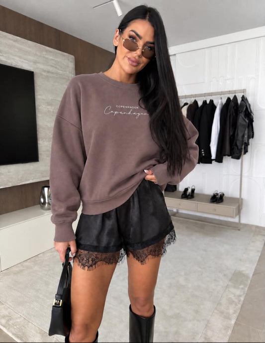 Copenhagen Sweat choko  - E-00362-11