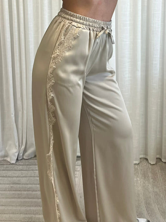 Silka pants beige - M817