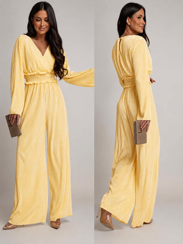 Natalia jumpsuit  yellow- ZP1269