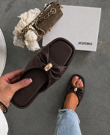 Leyla slippers Brown    - 556 12345 DM597