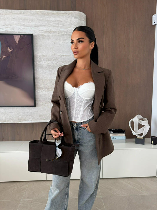 Mirian lace top White - 06028