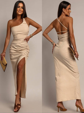 Jossina dress beige   - ps9151s 556