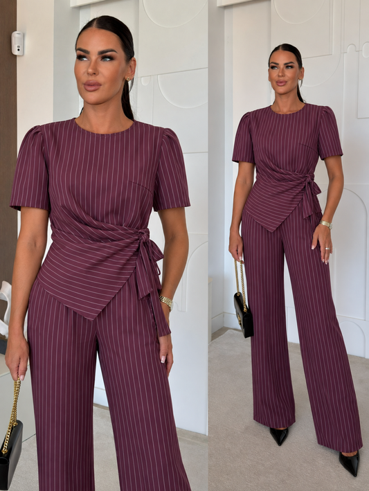 Ressia 2-pieces plum - PS9702AB