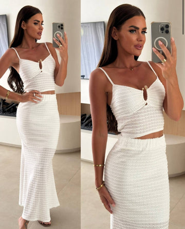 Claudia  2-pieces beige - 25888
