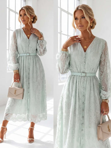 Hilde dress mint  - 10309