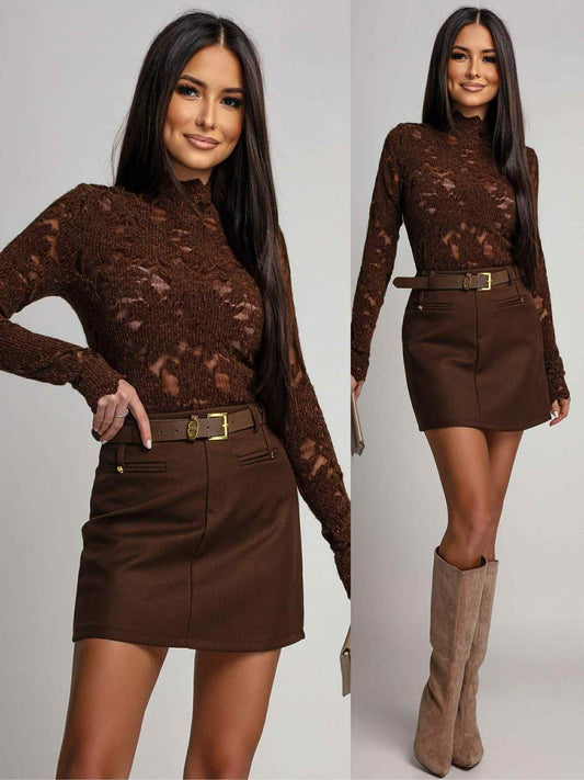 Shelly top coffe - JT1276-6