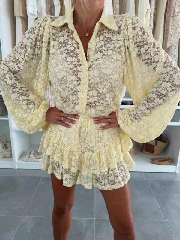 Rinah skirt yellow  - H3911